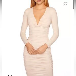 Susana Monaco Smoke Ruched bodycon dress